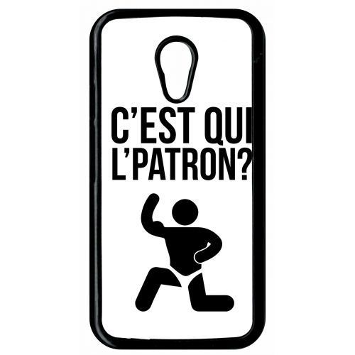 Coque c est qui l patron 2 compatible motorola moto g2 transparent