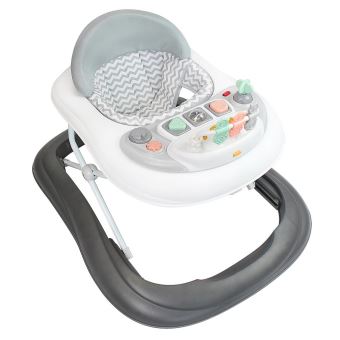 Todeco Trotteur Pour Bebes Centre D Activites Pour Bebes Motif Gris Avec Les Jouets Tranche D Age 6 A 18 Mois Trotteurs Achat Prix Fnac