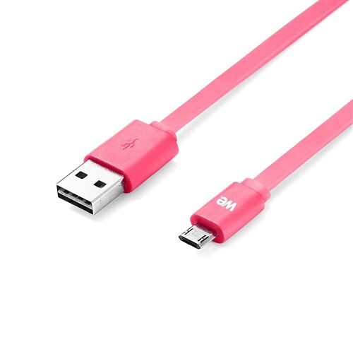 We connect Câble USB/Micro USB 2 m Fuchsia