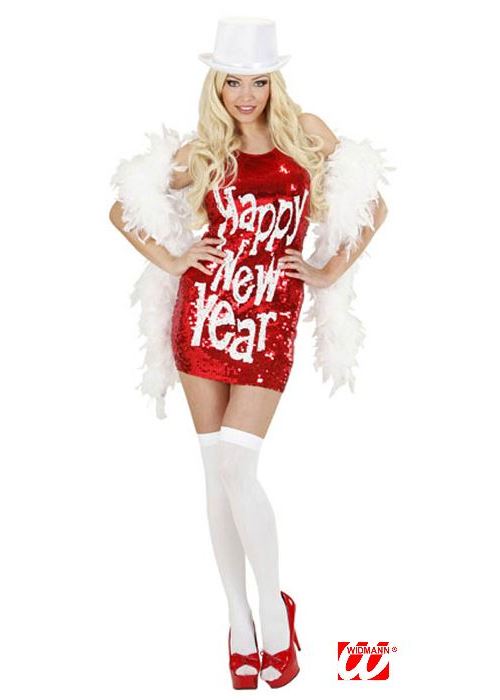Déguisement paillettes happy new year- Taille M