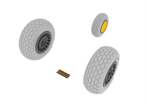 Eduard P-61 Wheels For Great Wall Hobby - 1:48E - Accessories - Image 1
