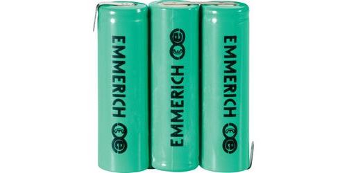 Pack d'accus 3x R6 (AA) NiMH Emmerich 255055 3.6 V 1500 mAh