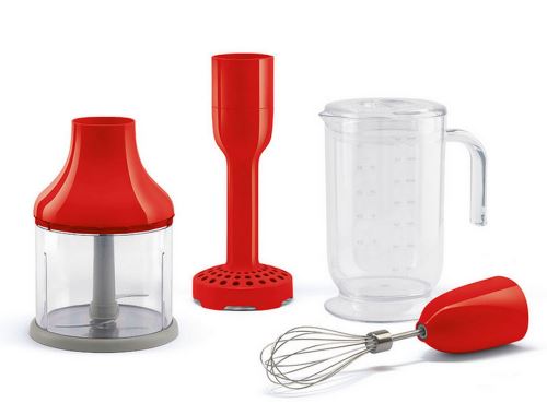 pack accessoires pour mixeur plongeant rouge - hbac01rd