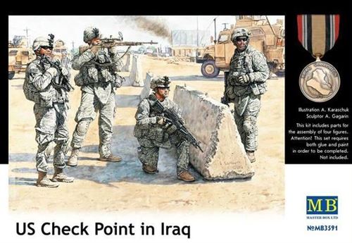 U.s. In Iraq, Checkpoint - 1:35e - Master Box Ltd.