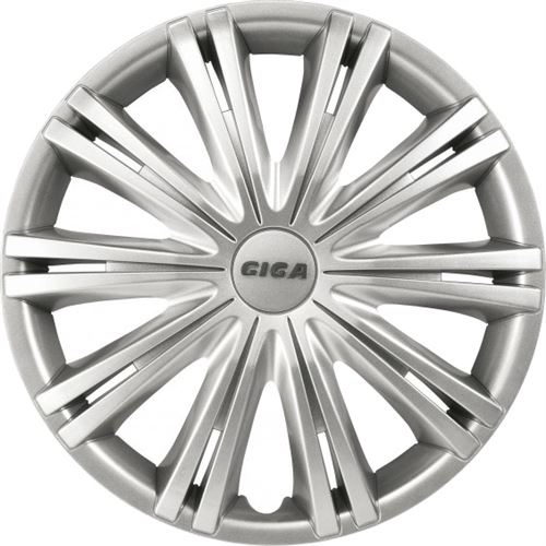 AutoStyle enjoliveurs Giga 15 pouces ABS argent lot de 4