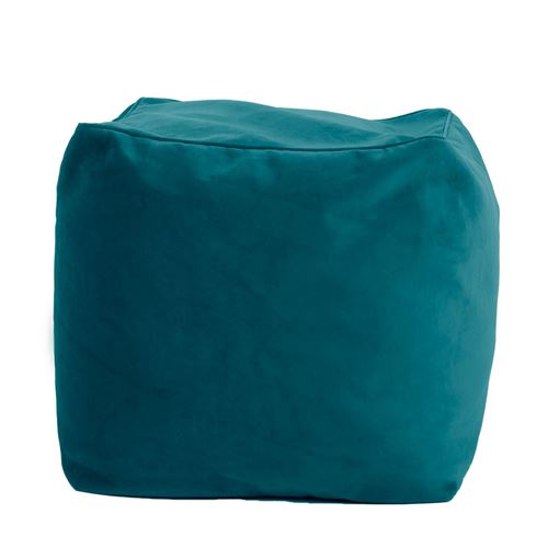 Pablo velvet bleu paon Jumbo Bag 14300v-34