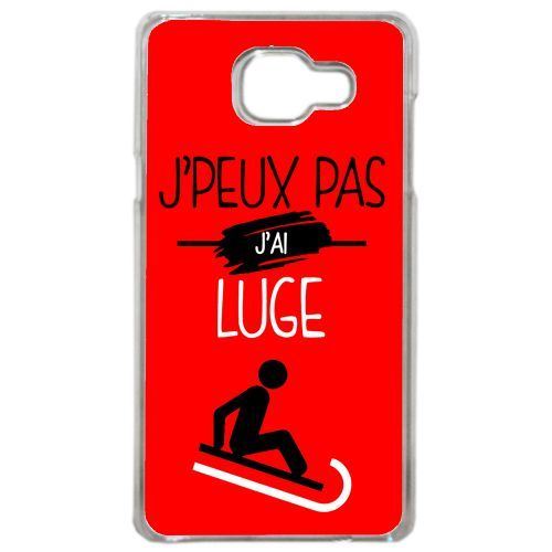 Coque j peux pas j ai luge 9 compatible samsung galaxy a3 2016 transparent