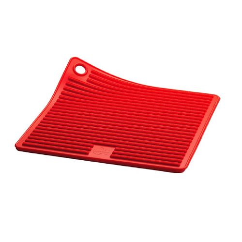 Manique en silicone carrée rouge - Mastrad - Rouge - Silicone