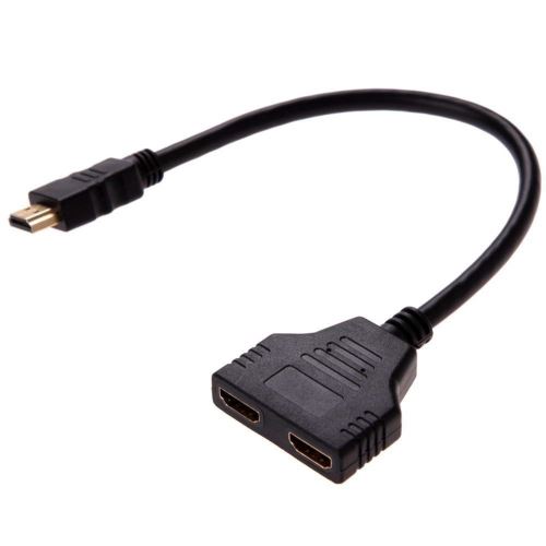 INECK® Adaptateur Câble HDMI Mâle vers Double HDMI Femelle 2 Entrées 1  Sortie Switch Connecteur pour Video TV HDTV - Adaptateur et convertisseur -  Achat & prix