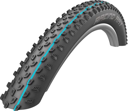 Schwalbe pneu extérieur Racing Ray26 x 2,25 (57-559) noir/bleu