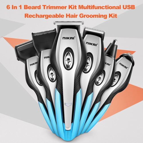 Tondeuse à barbe multifonction pour tondeuse à barbe 6 en 1