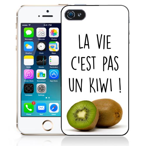 Coque pour iPhone 5C la vie pas un kiwi