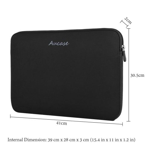 Aucase 15 15,6 Pouces Housse Ordinateur Portable en Protecteur Cover  Néoprène Pochette Sacoche, pour Acer, Lenovo, Dell, HP, ASUS