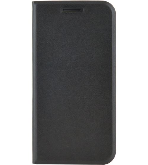 Bigben Connected - Protection à rabat pour téléphone portable - cuir artificiel - noir - pour Samsung Galaxy S7 edge