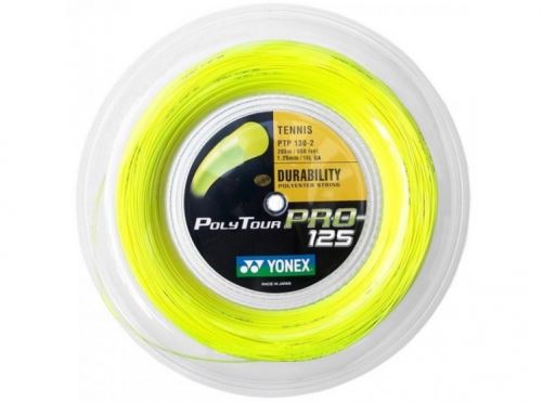 Yonex corde de tennis 1,25 Polytour Promm 200 mètres jaune