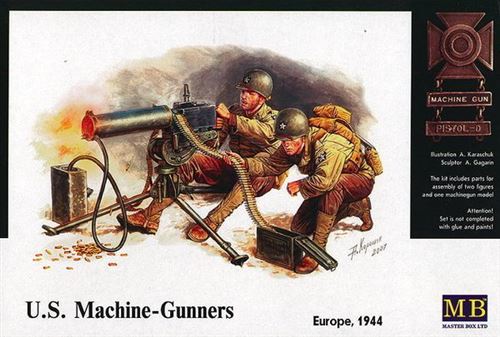 U.s. Machine-gunners Europe 1944 - 1:35e - Master Box Ltd.