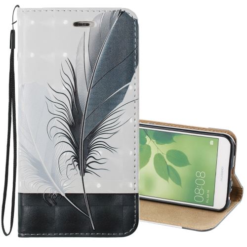 Huawei Nova 2 Housse Etui Cuir PU Plumes ALS53675
