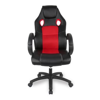 Chaise De Bureau Ou Gamer Jeobest Noir Et Rouge Achat Prix Fnac