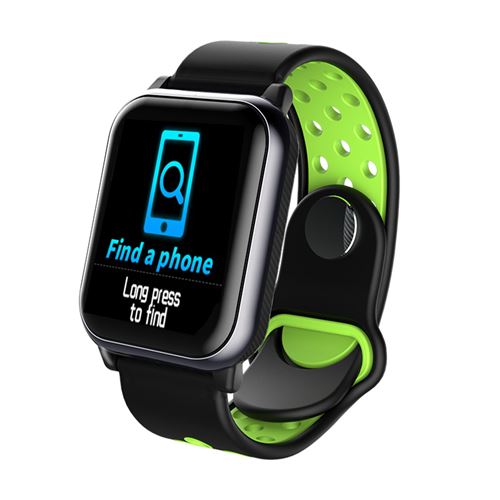 Bracelet Bakeey KY11 Moniteur de pression artérielle de fréquence cardiaque 1,3 pouces vert
