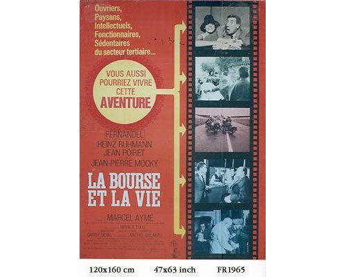 La Bourse Et la Vie AFFICHE CINEMA ORIGINALE État correct - N/A reconditionné disponible sur Fnac