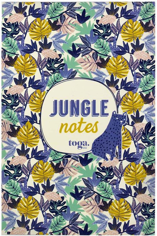 Toga - Bloc notes Jungle vibes 100 pages