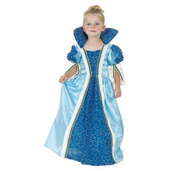 Soldes Robe Princesse Bleu Fille En Stock