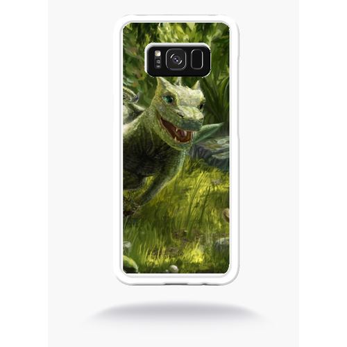 Coque Bébé Dragon Compatible Samsung S8+ Bord Transparent