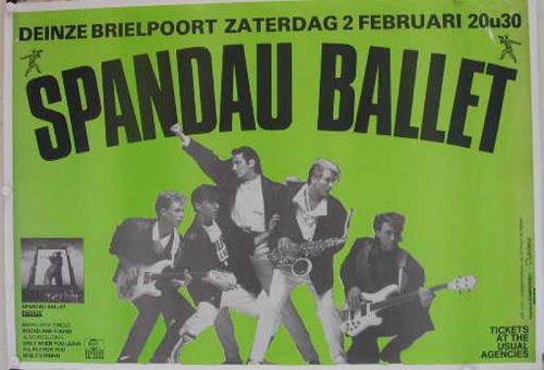 Spandau Ballet - 70x100 cm - AFFICHE / POSTER