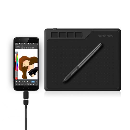 Tablette Graphique Gaomon S620 4*6.5 Pouces Avec Stylet ,4 Touches de raccourcis,Compatible PC Window et Mac OS