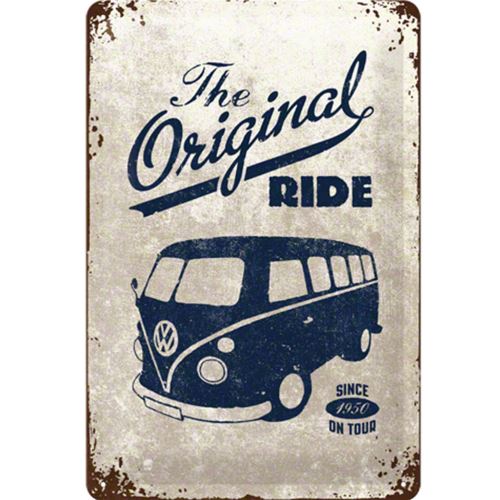 Plaque métallique The Original Volkswagen 30 x 20 cm