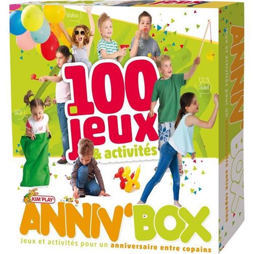 KIMPLAY AnnivBox 100 jeux et activités