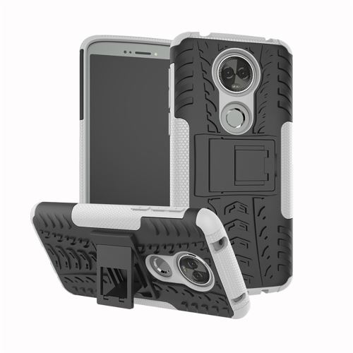 Coque Anti Choc Pour Motorola Moto E5 Modèle Spider - Blanc