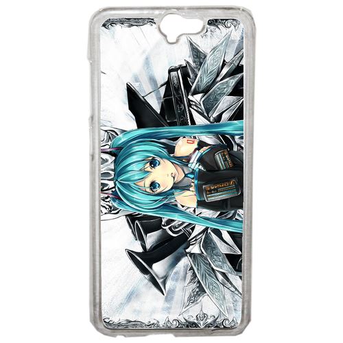 Coque Manga Fille Compatible One A9 Transparent