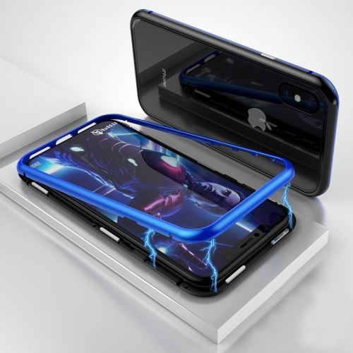 Iphone X / Xs Coque Protection Metal Extra Fin Noir Als80279