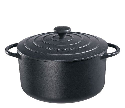 Küchenprofi 401001026 provence casserole à rôtir ronde noir 26 cm