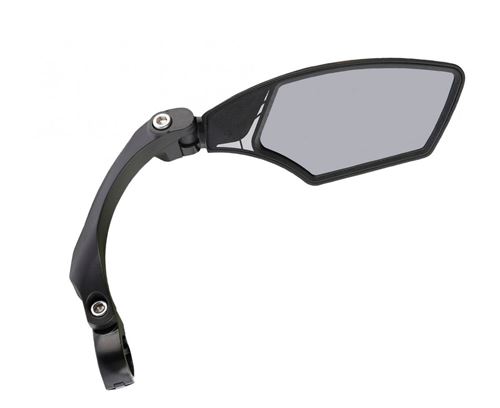 Mirage rétroviseur de vélo Luxurye-bike droit noir