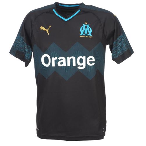 Maillot de football Puma Om away shirt replica blk Noir taille : M réf : 78591