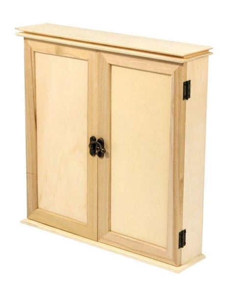 Petite armoire 24 tiroirs 30,2 x 7,2 x 30,3 cm bois - rayher