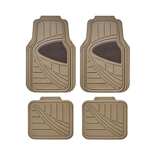 Car Plus tapis de voiture Delta universel PVC / caoutchouc beige 4 pcs