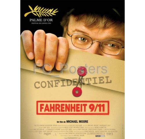 Fahrenheit 9/11 AFFICHE CINEMA ORIGINALE
