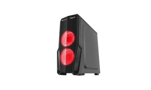 Natec Genesis Titan 800, Tour, PC, Synthétique ABS, SPCC, ATX,Micro-ATX,Mini-ITX, Noir, Rouge, Jouer