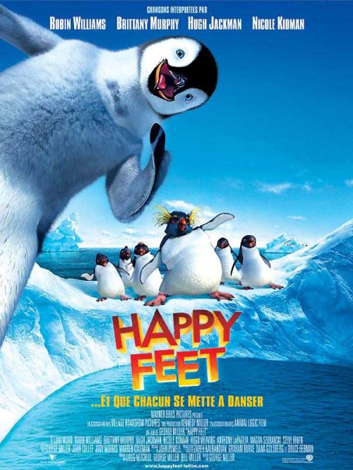 Happy Feet AFFICHE CINEMA ORIGINALE