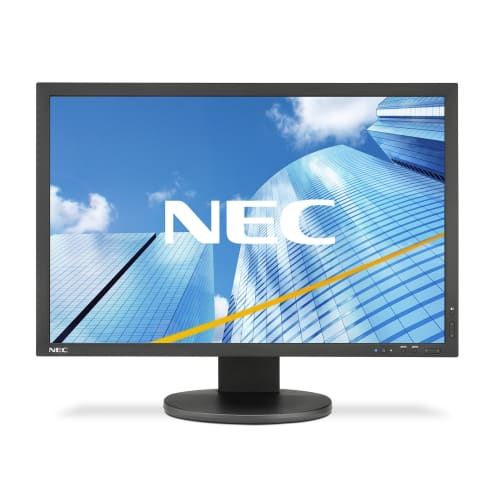 NEC MultiSync PA243W - LED-monitor - 24 - 1920 x 1200 WUXGA - AH-IPS - 350 cd/m² - 1000:1 - 8 ms - HDMI, DVI-D, VGA, DisplayPort - zwart
