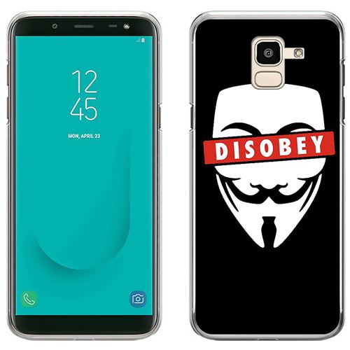 Coque pour Samsung Galaxy J6 -  Disobey Anonymous