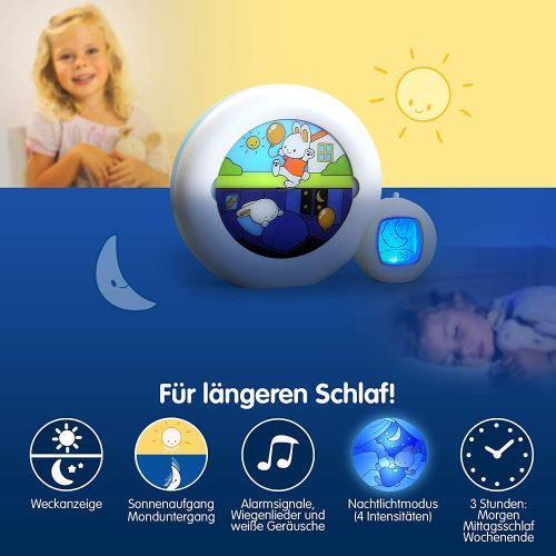 Claessens' Kid - Moon 3 en 1 (veilleuse, indicateur & réveil) - Reveil  Musical Enfant Educatif Jour/Nuit Lumineux - Blanc - Veilleuses - Achat &  prix