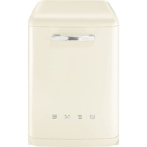 Smeg 50'S Style Lvfabcr3 - Lave-Vaisselle - Largeur : 59.8 Cm - Profondeur : 62.7 Cm - Hauteur : 88.5 Cm - Crème