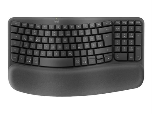 Logitech - Ergo Series - Clavier sans fil - Bluetooth - QWERTY - Espagnol - Graphite - Image 4