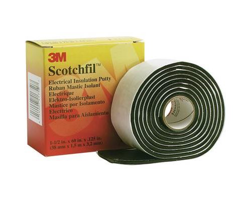 Bande de réparation Scotchfil™ 3M SCOTCHFIL noir (L x l) 1.5 m x 38 mm caoutchouc