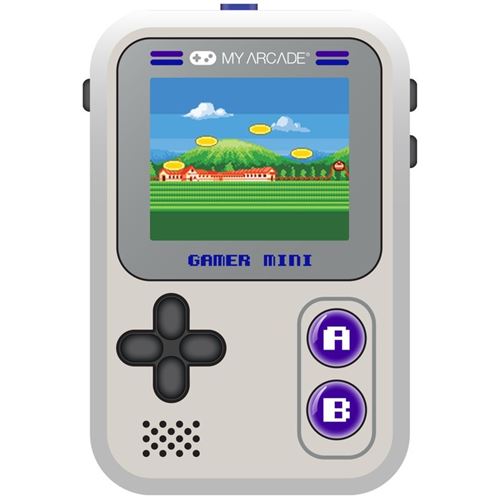 Gamer mini classic 160 en 1 gris et violet