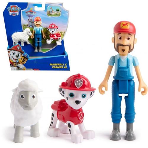 Non Communiqué Multicolore Figurine Miniature - Spin Master - Pat'patrouille - Marshall - 3 Figurines